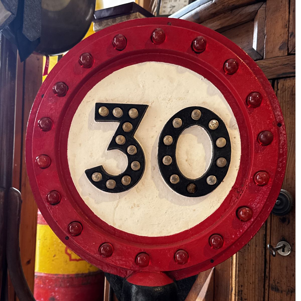 Segnale Stradale Vintage "Limite 30" - Stile Industriale - immagine 2