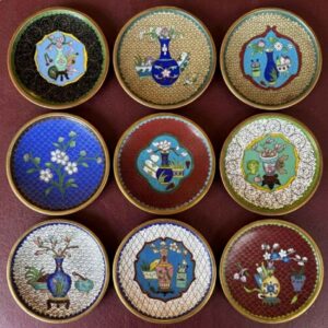 Piattini in Smalto Cloisonné – Artigianato Cinese di Pechino