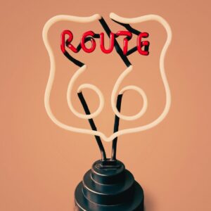 Insegna Neon "Route 66"