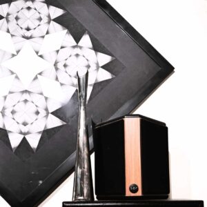 Vaso Christofle – Collezione "Graphik" – Metallo Argentato