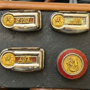 Set di Magneti Portafortuna da Cruscotto – San Cristoforo (Anni '50/'60)